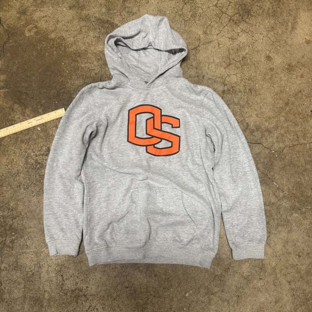 Outer Stuff Oregon State Beavers Gray Pullover Hoodie Sweatshirt